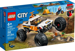 LEGO 60387 Samochód terenowy 4x4 Biwak z rowerami