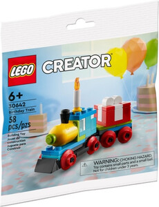 LEGO Creator 30642 Pociąg urodzinowy ze świeczką na prezent