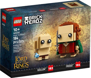 LEGO 40630 Frodo™ i Gollum™ Brick Headz