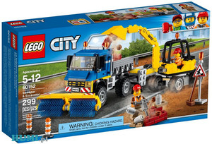 LEGO 60152 Zamiatacz ulic i koparka