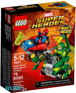 Klocki Lego 76071 Spiderman kontra Skorpion