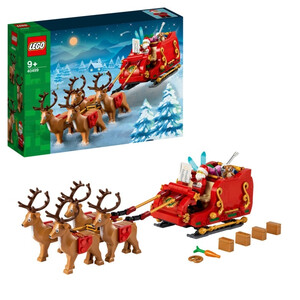 LEGO Świąteczne 40499 Sanie Świętego Mikołaja
